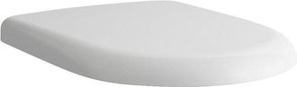 Laufen Universal closetzitting 37.5x45x5.5cm met deksel met dempingsmechanisme afneembaar systeem duroplast wit