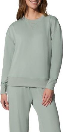Yogalicious All Day Long Brushed Terry Sweatshirt & Leggings Set in Green Milieu at Nordstrom Rack, Size X-Large