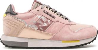 Napapijri Roze Su&egrave;de Sneaker Outdoor Hardlopen - Dames - Sneakers - Roze - 37 EU - Su&egrave;de - Schoenen