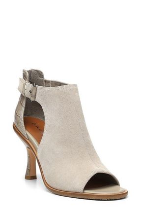 Donald J Pliner Era Open Toe Bootie in Light Taupe at Nordstrom, Size 9