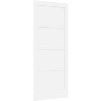 vidaXL Vidaxl - Puerta Interior Blanco 83 X 202 Cm Madera Contrachapada