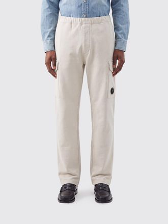C.P. Company C. P. COMPANY Cotton Cargo Trousers with Elasticated Waist