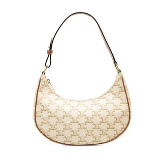 Celine Pre-owned Celine Triomphe Coated Canvas Ava Shoulder Bag Ladies NJUAY9SR0ZY1R1D5