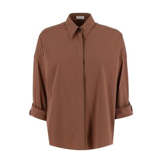 Brunello Cucinelli Donna, Camicette, Rosso, M, new