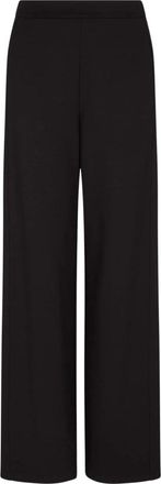 Emporio Armani Wide Leg Broeken - Dames - Straight fit broeken - Zwart - M - Broeken