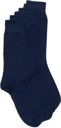 Original Penguin Solid Crew Socks - Pack of 3 in Navy at Nordstrom Rack