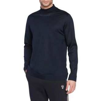 Karl Lagerfeld Tops, Heren, Blauw, M, Katoen, Logo T-Shirt