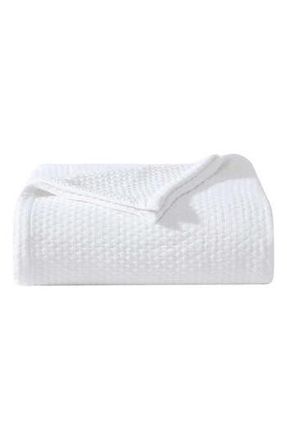 Vera Wang Matelass&eacute; Cotton Jacquard Blanket in White at Nordstrom Rack, Size Full/queen