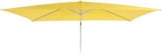 Hhg [NON UTILIZZATO] Telo copertura ricambio per ombrelloni rettangolari N23 200x300cm giallo