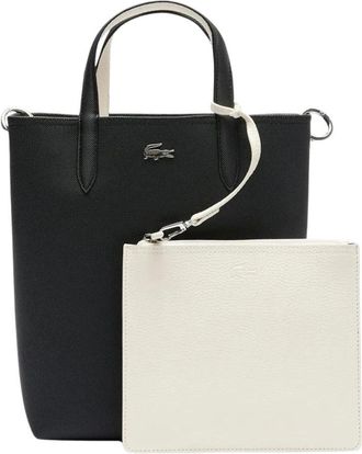 Lacoste Anna Reversible Vertical Tote - Dames - Handtassen - Zwart - ONE Size - Tassen
