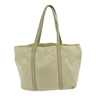 Prada Pre-owned Tote Bags, female, Beige, Size: ONE SIZE Pre-owned Vintage Hand Bag