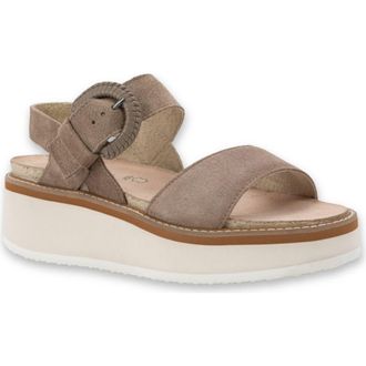 Naot Crepe Platform Sandal in Almond Suede at Nordstrom Rack, Size 11Us / 42Eu