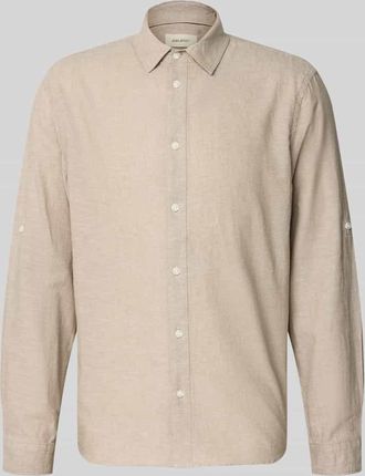 Blend Regular Fit Freizeithemd mit Kentkragen Modell ABAN in Beige, Gr&ouml;&szlig;e XXL