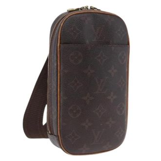Louis Vuitton Pre-owned Pochette Gange Crossbody Bag - Dames - Pre-owned - Bruin - Maat: ONE Size Leer