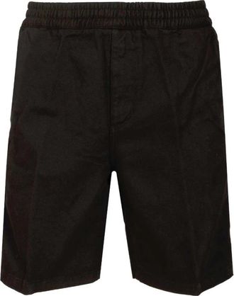 Carhartt Work in Progress Flint Shorts - Heren - Korte Broeken - Zwart - S - Katoen - Korte Broeken