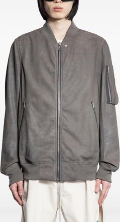 Rick Owens Bomber Classic Flight in pelle - Grigio
