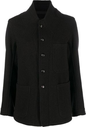 Maison Margiela single-breasted wool jacket - women - Wool - 40 - Black