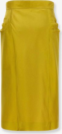 Valentino Gonna midi in shantung - VALENTINO - gender_Woman