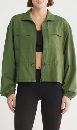 Beyond Yoga City Chic Jacket in Palm Leaf Green at Nordstrom Rack, Size X-Small