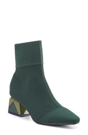 Ninety Union Sidney Block Heel Sock Bootie in Green at Nordstrom Rack, Size 10