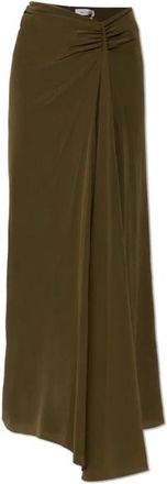 Alexander McQueen Zijden Rok - Dames - Maxi Rokken - Groen - S - Rokken