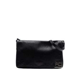 Fendi Pre-owned Shoulder Bags, female, Black, Size: ONE SIZE Pre-owned Vintage Shoulder Bag