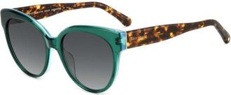 Kate Spade New York Aubriella/G/S Asian Fit 1ED/9O Womens Sunglasses Green Size 55