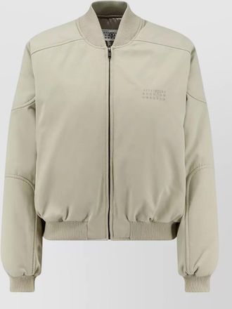 Maison Margiela ribbed cotton asymmetric jacket
