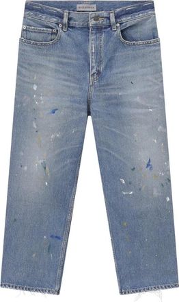 Balenciaga Rechte jeans - Dames - Jeans - Blauw - Maat: W26 Katoen