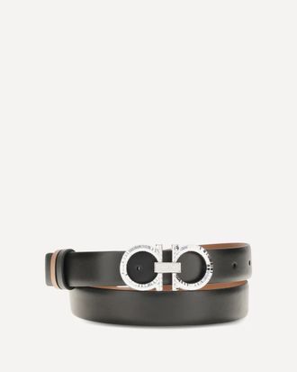 Ferragamo Reversible and adjustable Gancini Belt Female 85