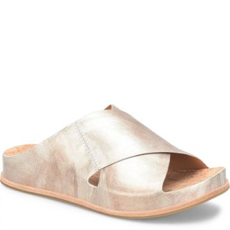 Kork-ease Womens Tutsi Cross-Band Sandals In Light Gold
