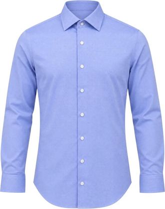 Michael Kors Camicia Royal Oxford Slim Fit - - Shirts - Uomo - Blu - S