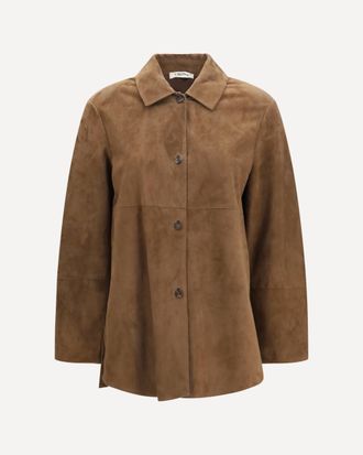 Max Mara Gocce suede Jacket Female 44