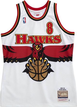 Mitchell & Ness x NBA Atlanta Hawks 1995-96 Jerseys Steve Smith 8 AJY4SB19087-AHAWHIT95SSM