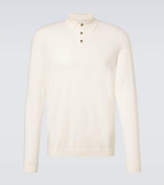 Allude Virgin wool polo sweater
