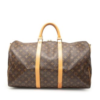 Louis Vuitton Brown Pvc Leather Boston Bag (Pre-Owned)
