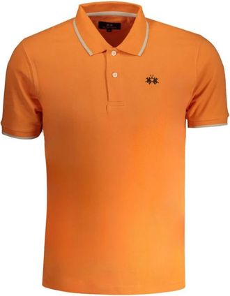 La Martina Polo Shirt - Heren - Polos - Oranje - XL - Katoen - Tops