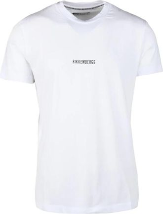 Dirk Bikkembergs Katoen Elastaan T-shirt - Heren - T-shirts - Wit - S - Katoen - Tops