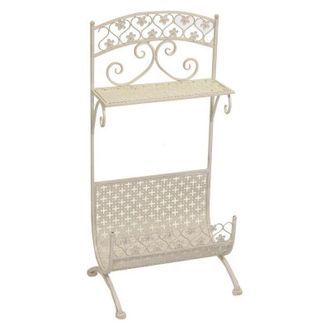 Vacchetti Vacchetti - Revistero Letizia De Metal Blanco Cm31x42h85