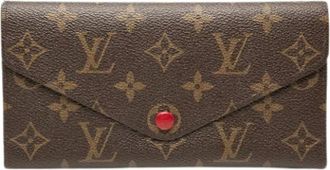Louis Vuitton Pre-owned Wallets, female, Brown, Size: ONE SIZE Pre-owned Josephine Long Wallet