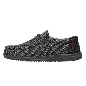 Hey Dude Mens Wally Magnet Casual Slip-On Shoes In Gray