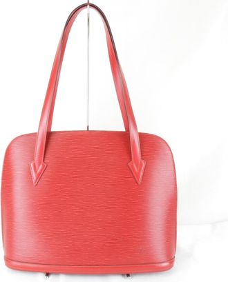 Louis Vuitton Epi Red Color Epi Leather Tote Bag (Pre-Owned)