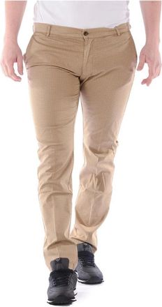 Daniele Alessandrini Jeans - Heren - Chinos - Beige - XS - Katoen - Broeken