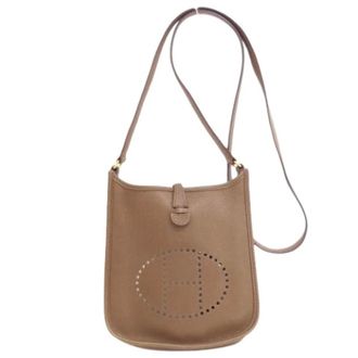 Herm&egrave;s Pre-owned Vintage Shoulder Bag - Dames - Pre-owned - Bruin - Maat: ONE Size Leer