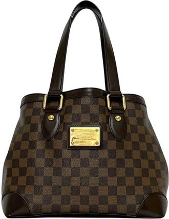 Louis Vuitton Damier Brown Damier Canvas Tote Bag (Pre-Owned)