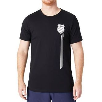 K-Swiss Legacy Stripe Mens Tennis Shirt in Black at Nordstrom, Size X-Large