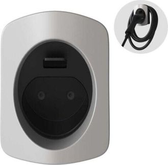 OEM Soporte De Pared Para Cables Tipo 2, Cargador De Veh&iacute;culos El&eacute;ctricos, Organizador De Estaci&oacute;n De Carga Para Almacenamiento De Cables