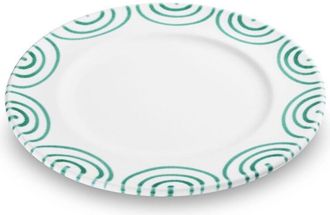 Gmundner Keramik Gmundner Cer&aacute;mica Verde Flameado, Plato Llano Gourmet (&oslash; 27cm)