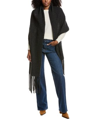 Portolano Fringes Chunky Alpaca & Wool-Blend Wrap