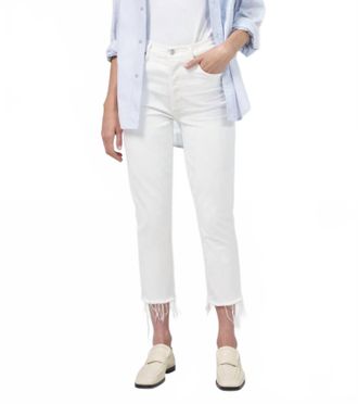 Citizens Of Humanity Charlotte Crop High Rise Straight Jeans In Aspen